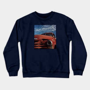 Abandoned 1950s Chevy Truck, Texas, 1991, Image 3 Crewneck Sweatshirt